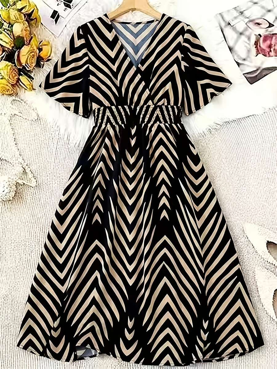 Women S Dress Color Deep Red Size 5Xl