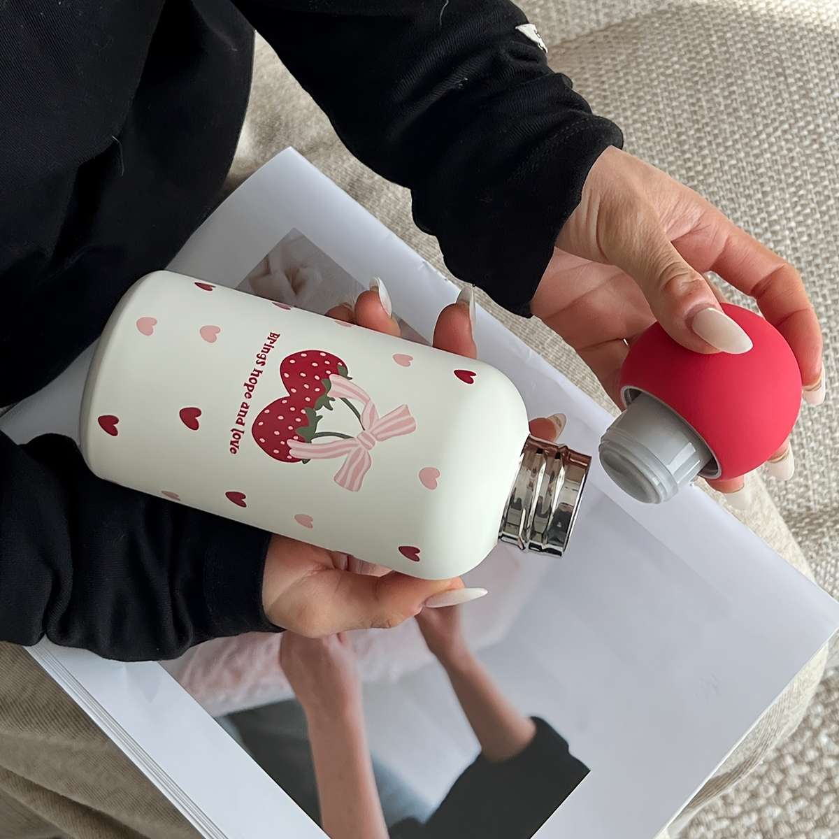 Water Cup Color Red