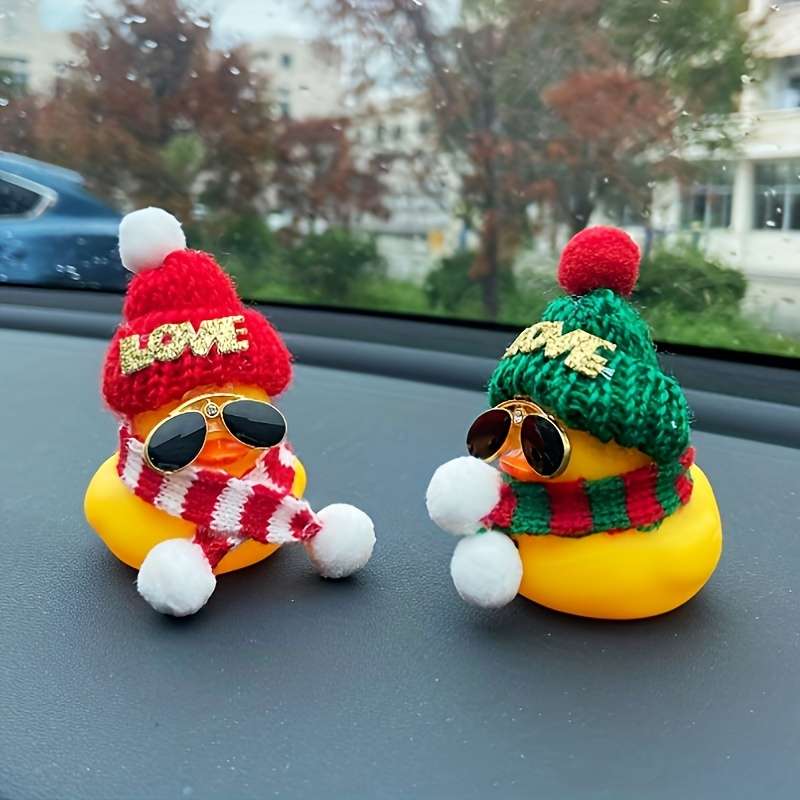 Car Interior Decor Items 2Pcs Christmas