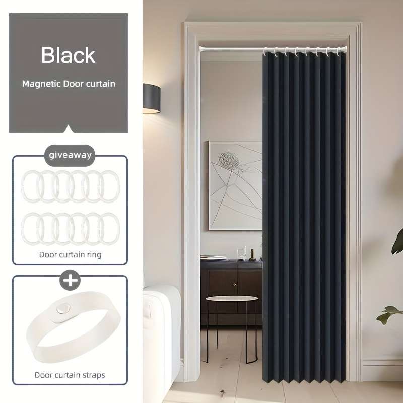 Door Curtain Color Blue Size100*200Cm39.3*78.7In
