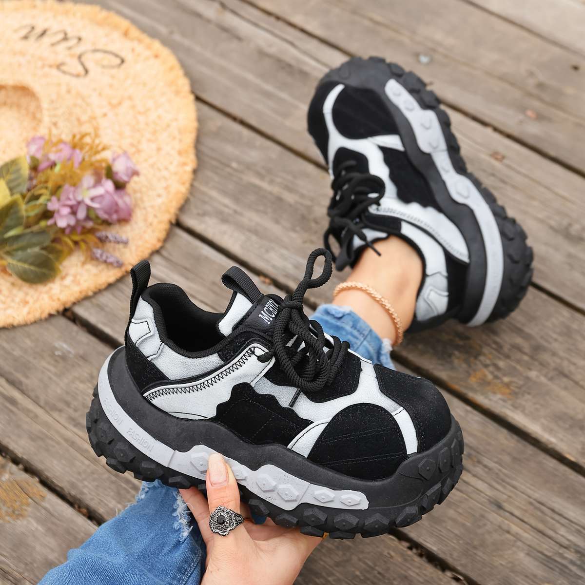 Women S Sneakers Color Grey Sizeuk 4