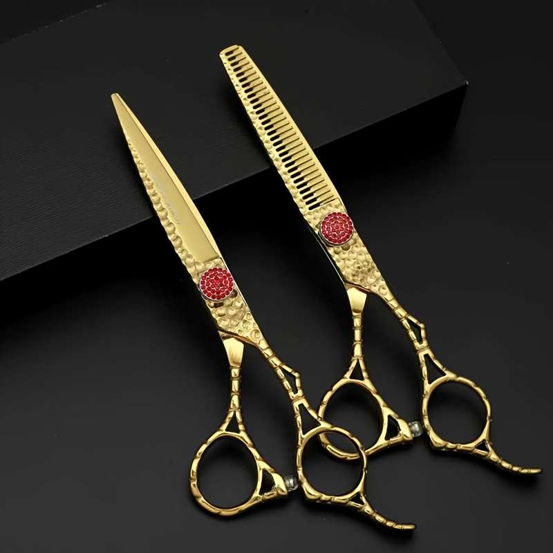 Hairdressing Scissors Model Golden 6 Inch Straight Scissors