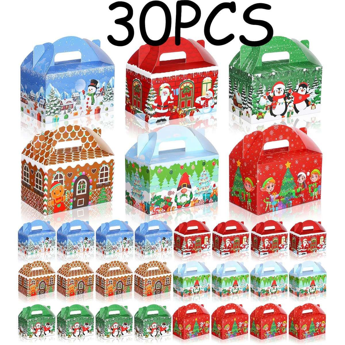 Christmas Gift Boxes Quantity 6Pcs