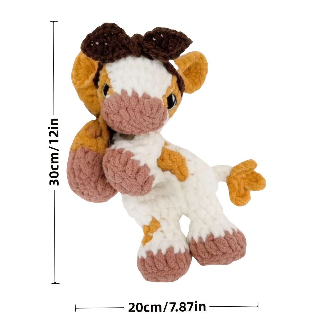 Plush Toyss Model 352 Black and White Calf
