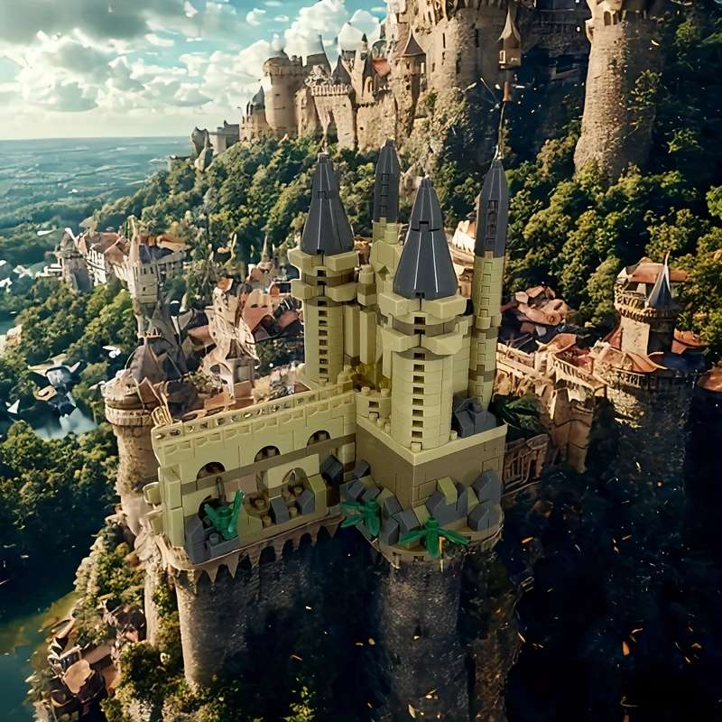 Building Toy Architectural Model Toy Set Model Magic Academy