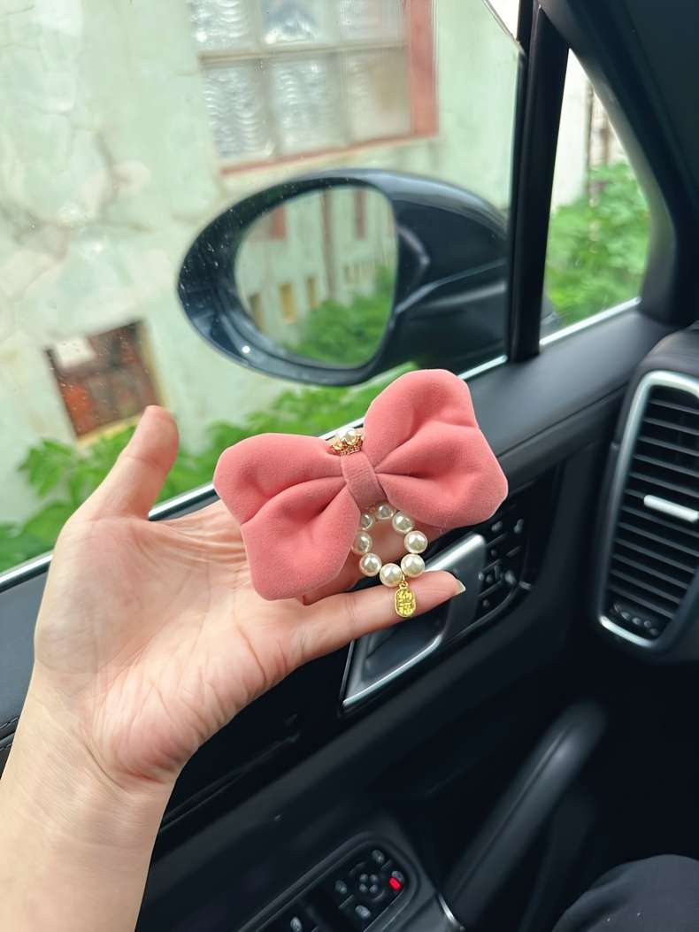 Car Interior Decor Items 2 Pink