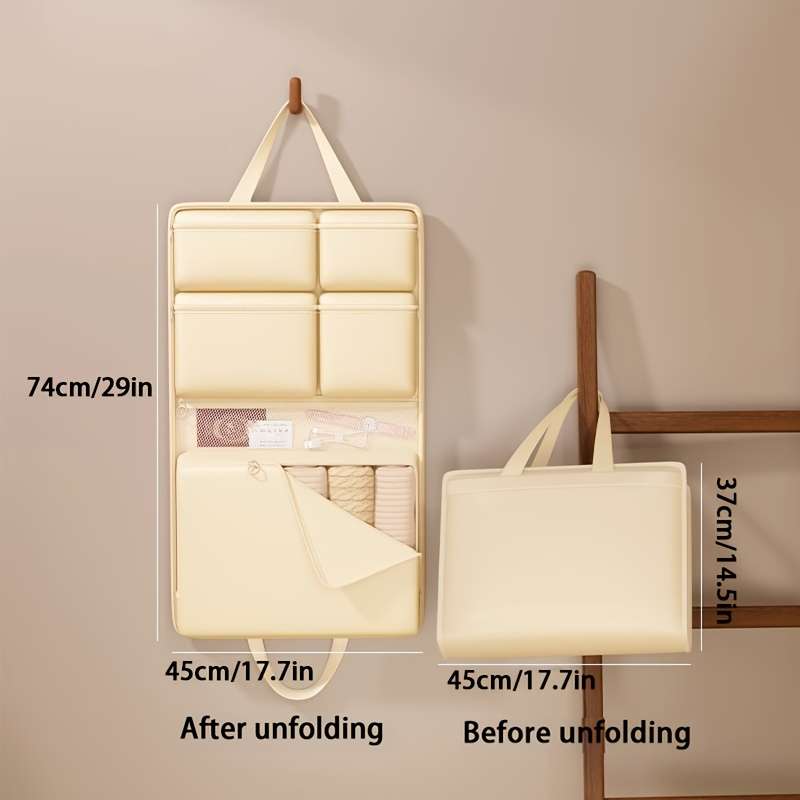 Storage Bag Color Blue Size45Cm17.7*37Cm14.5In 6In1