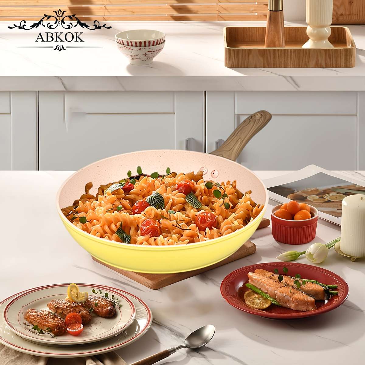Frying Pan Color 3 Piece Set