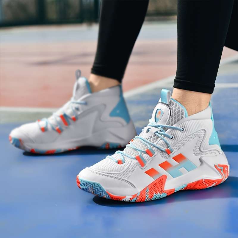 Sneakers White Orange Size Uk 7