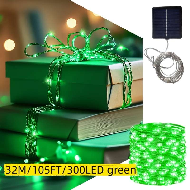 Christmas Lights Green Size 32 Meters 300 Led 105 Feet