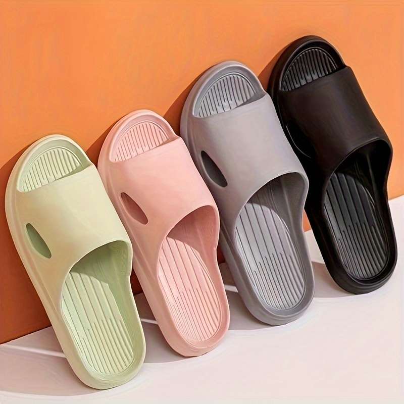 Men Slippers Summer Style Grey Size Uk 6.5 To 7
