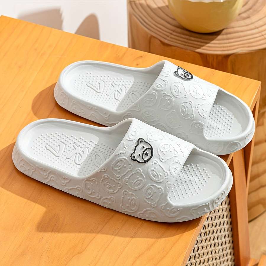 Men Slippers Summer Style White Size Uk 4.5 To 5