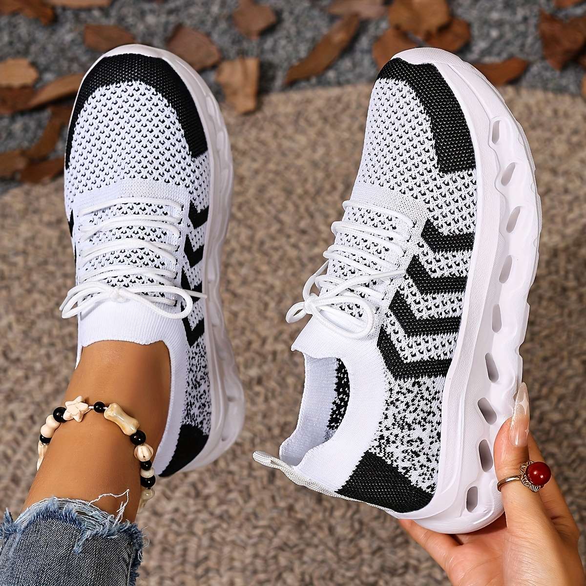 Women S Sneakers Color Red Sizeuk 8