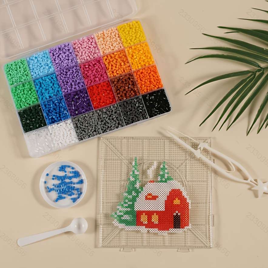 Perler Bead Set 27000Pcs 2 Boxes Random Colors