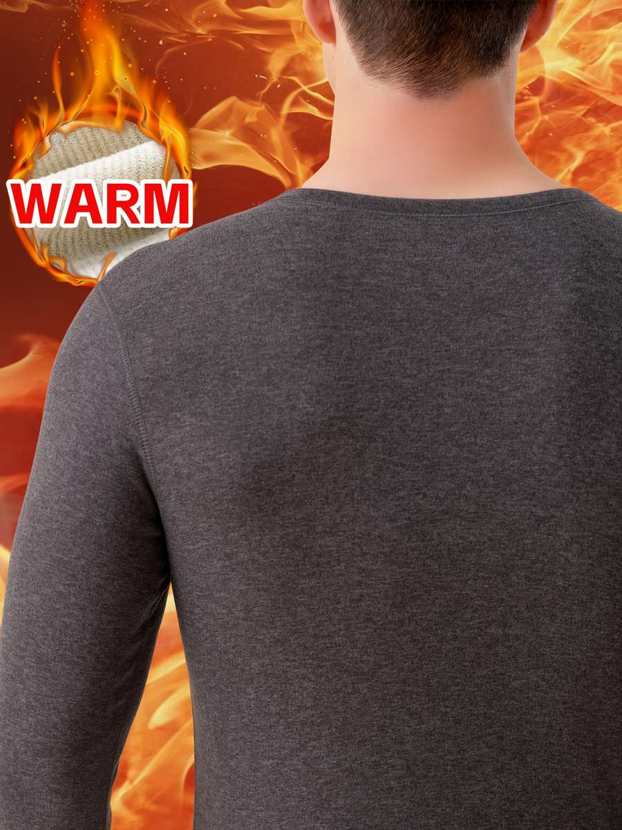 Thermal Underwear Color Grey Sizes