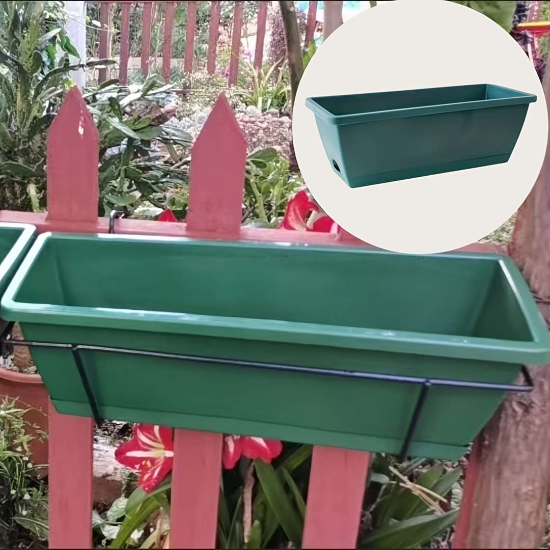 Flowerpot  6Pcs  3Pcs Flower Pot  Add  3Pcs Tray Color Dark Green