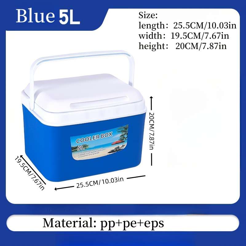 Refrigerator Color Red Capacity26L 5 Ice Packs 2 Ice Plates