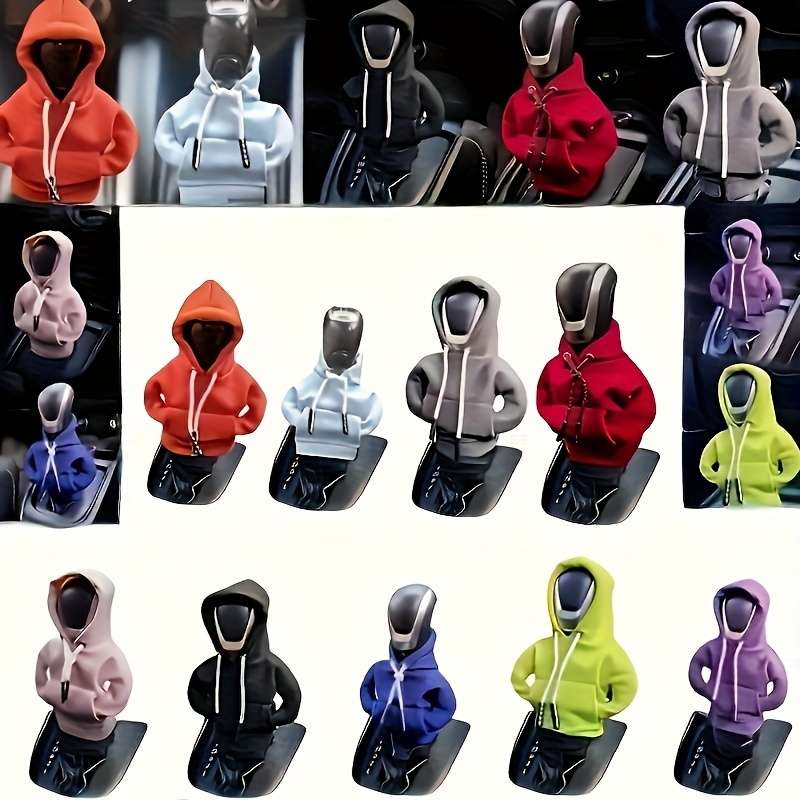 Car Interior Decor Solid Color Hoodie Stylecolor Black Style