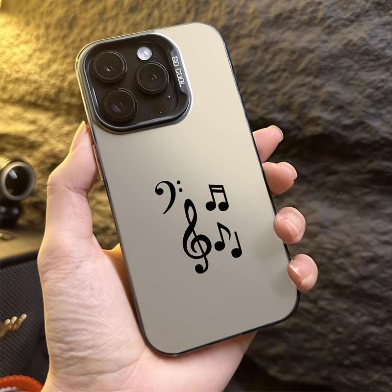 1Pc Mixed Color For iPhone 14 Cute Musical Note Phone Case