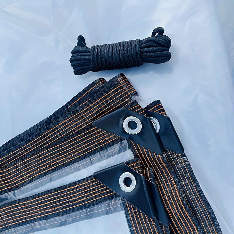 Shade Cloth Size 3.01M*6.01M118.5*236.61In Materialthickened Transparent Pe Waterproof Cloth