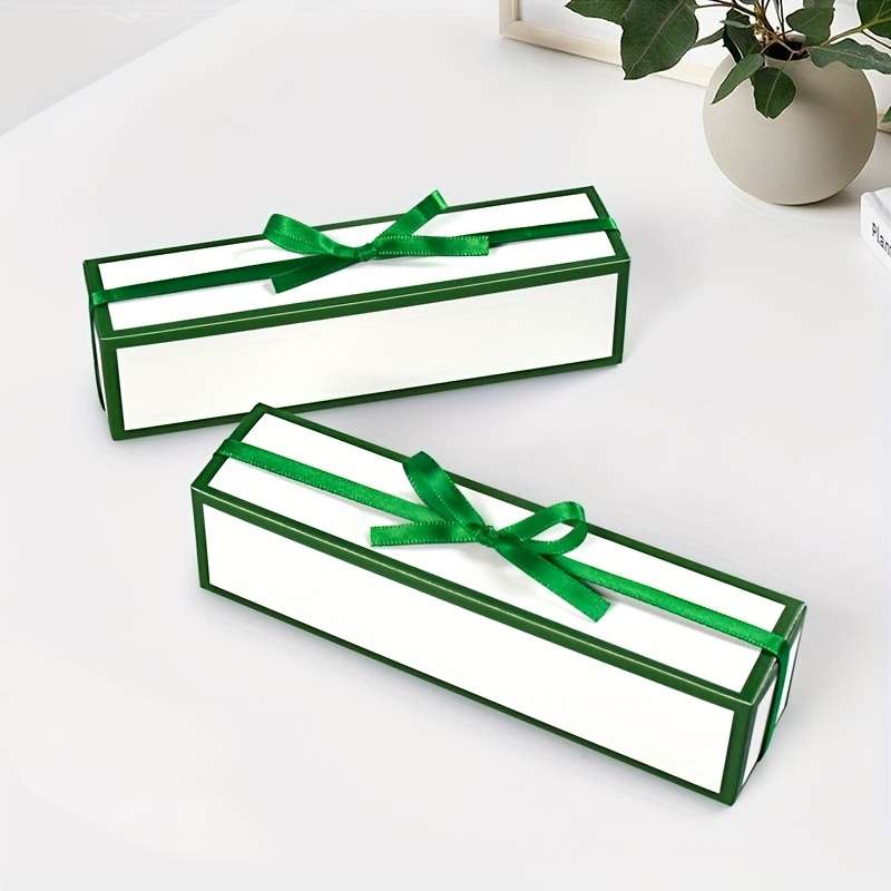 Christmas Gift Boxes Color White Edger 10Pcs