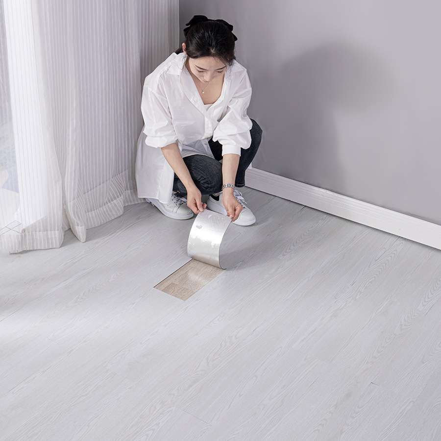 Self Adhesive Floor Stickers Gray 30Pcs