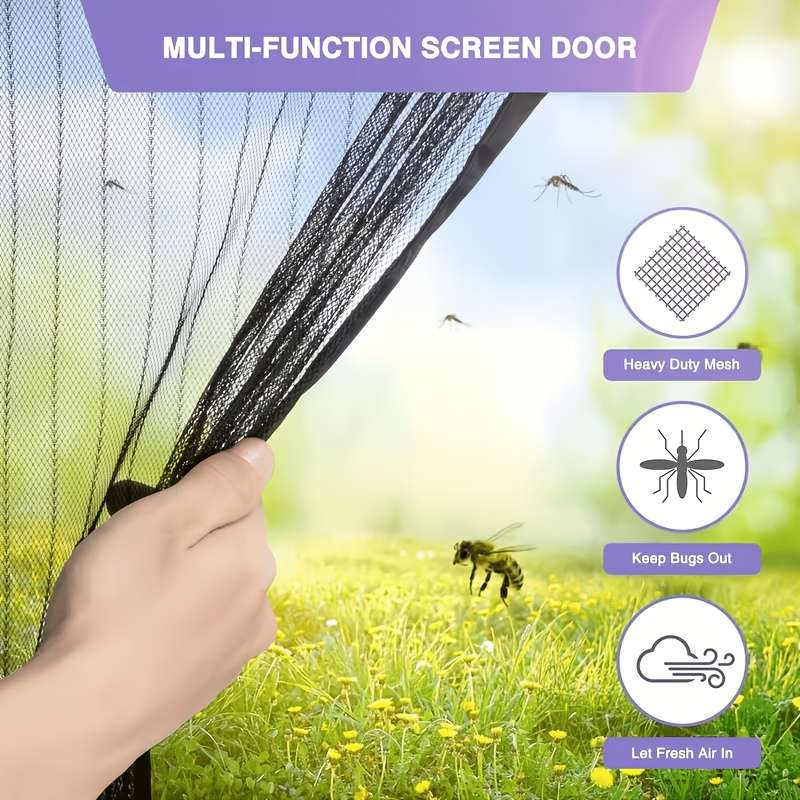 Mosquito Screens For Doors And Windows 2Pcs
