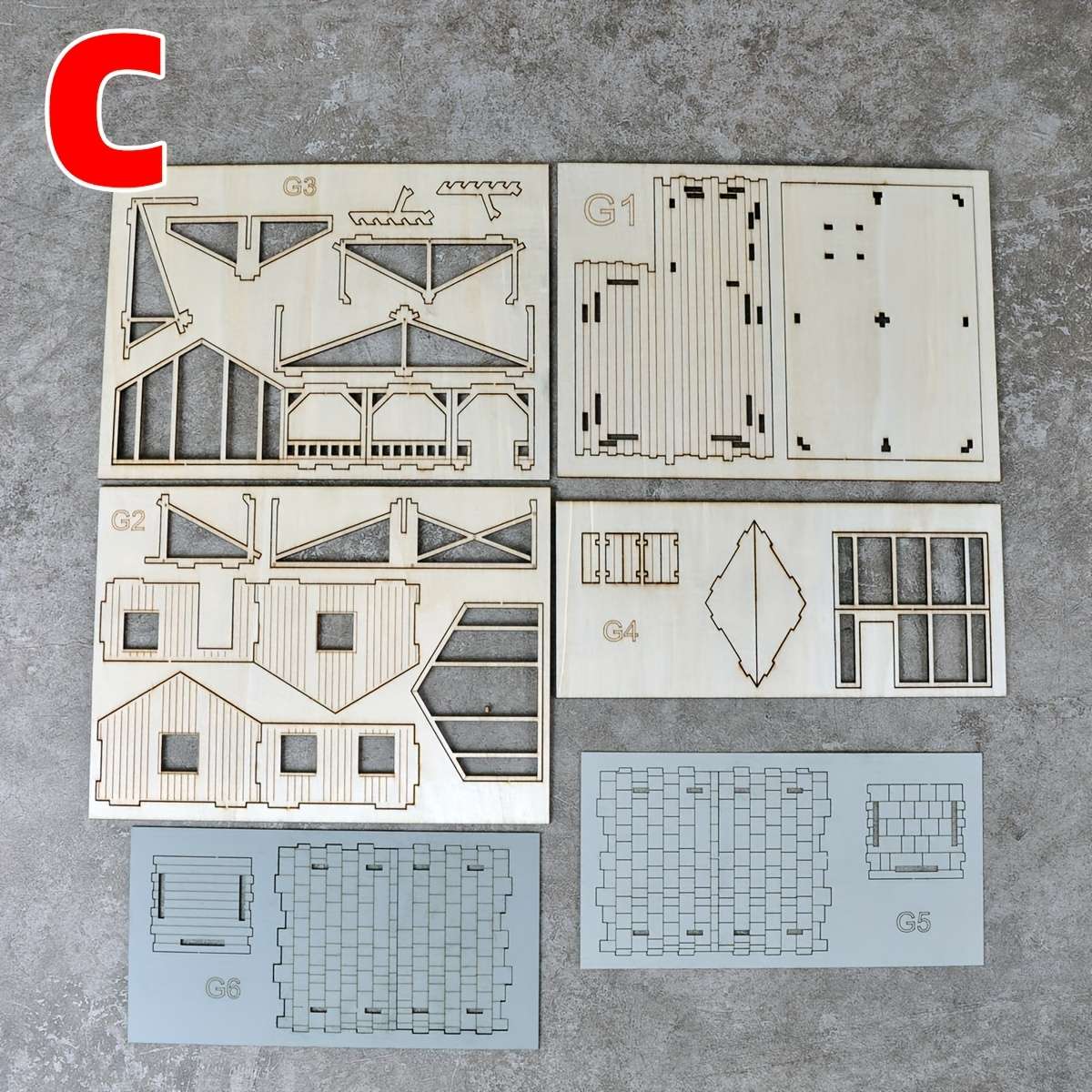 Building Toy Architectural Model Toy Set Model Type D
