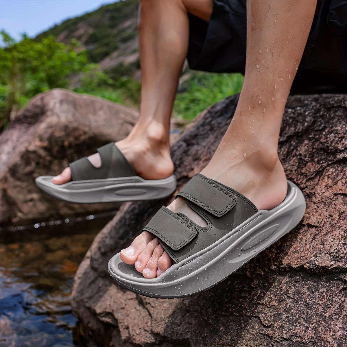 Sandals Color Grey Size Uk 5.5 6