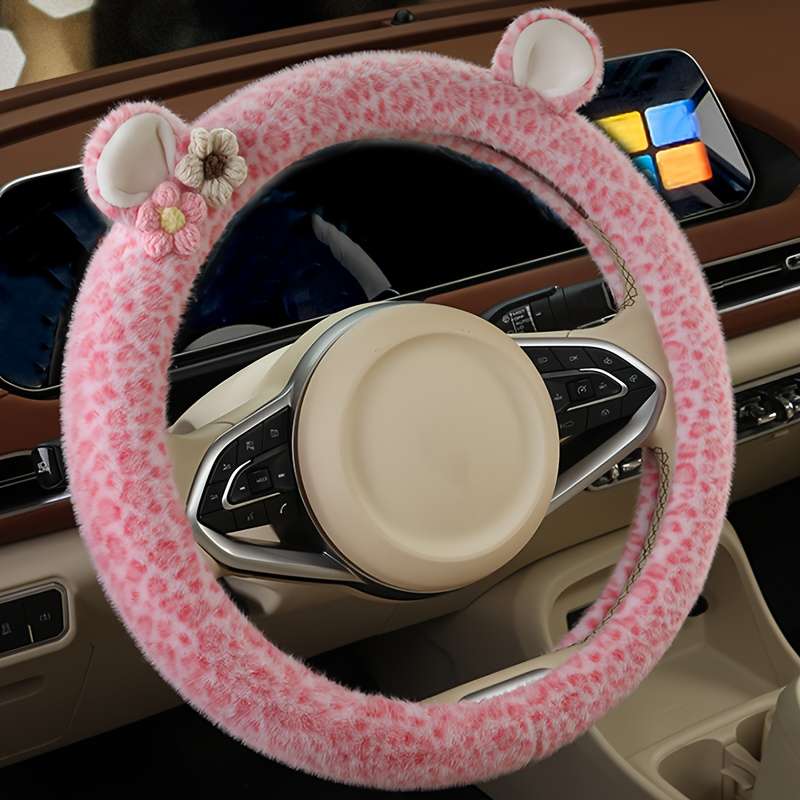Car Steering Wheel Cover Blue Model Round