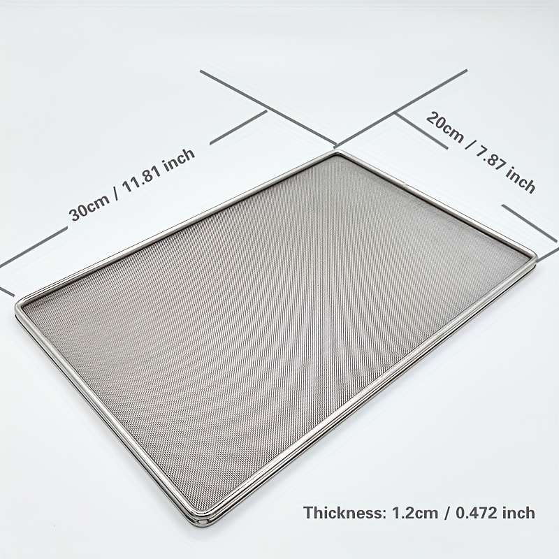 Grilling Net Model 30*20Cm11.81*7.87 Inch Size 1Mm Hole0.0394In Hole