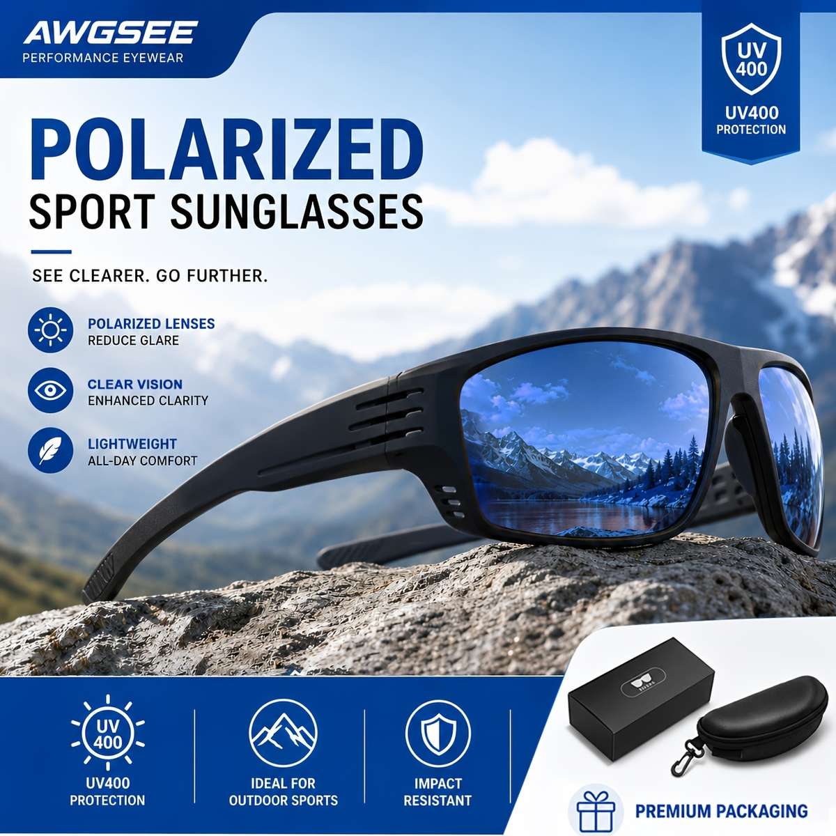 Cycling Glasses Color 1063 Box C5 Green
