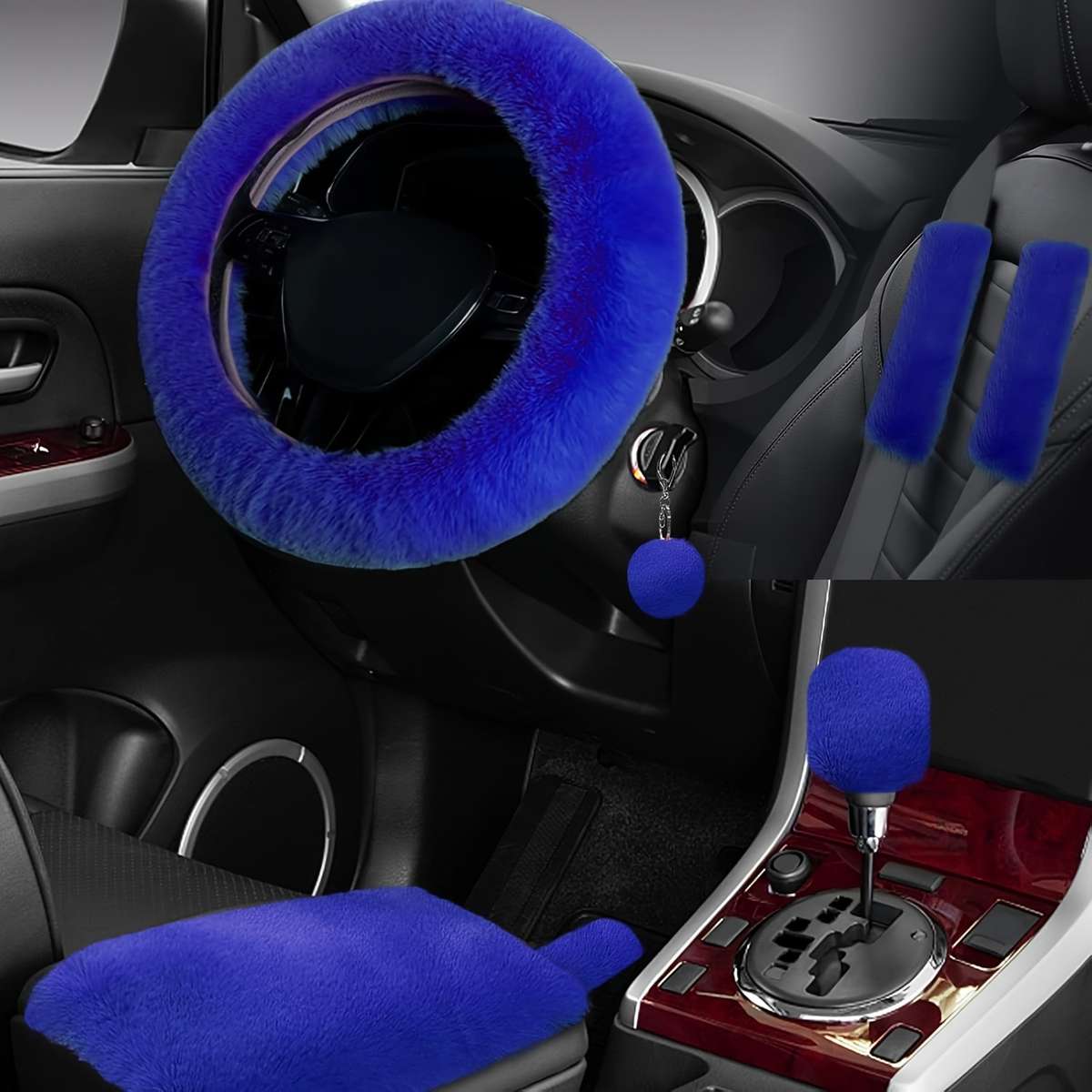 Car Steering Wheel Cover Purple