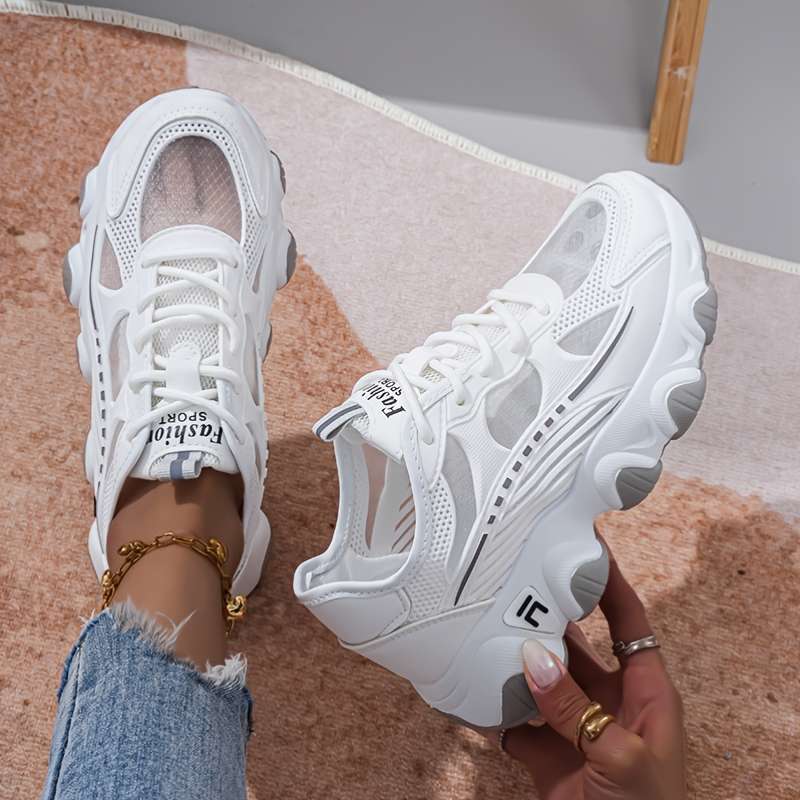 Women S Sneakers Color White And Grey Sizeuk 5