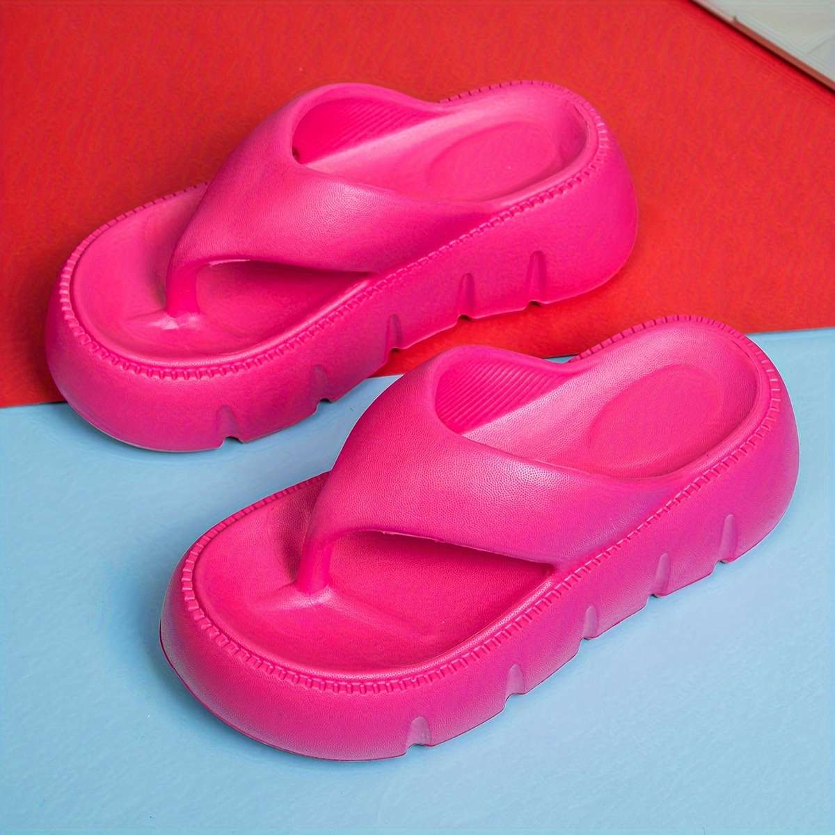 Ladies Summer Flip Flops White Uk 6.5-7