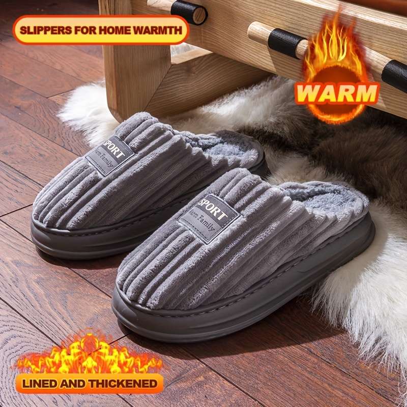 Cotton Slippers Color Grey Sizeuk 6.5-7