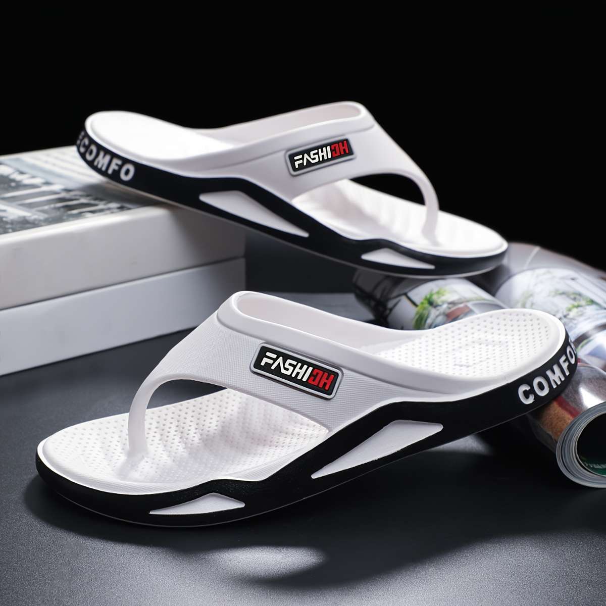 Sandals Color White Blue Size Uk 7.5 8 Wide