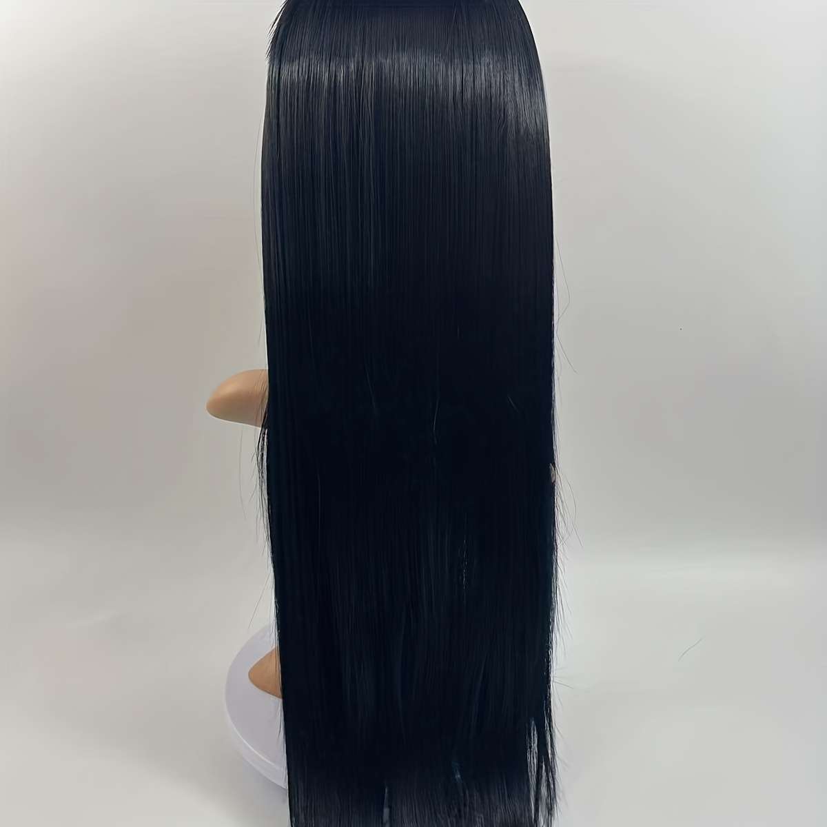 Black Womens Wigs Hair Length 71.12Cm