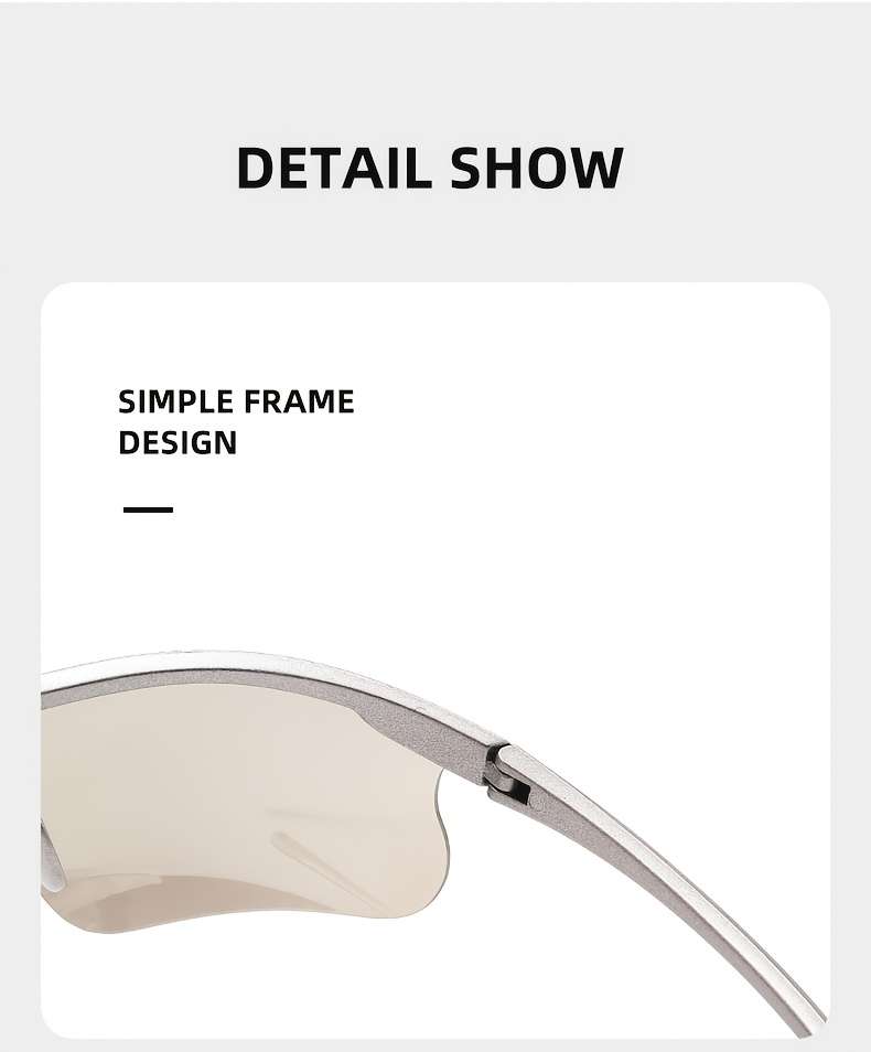 Cycling Glasses Color C5 Gradient Silvery Silver Silv