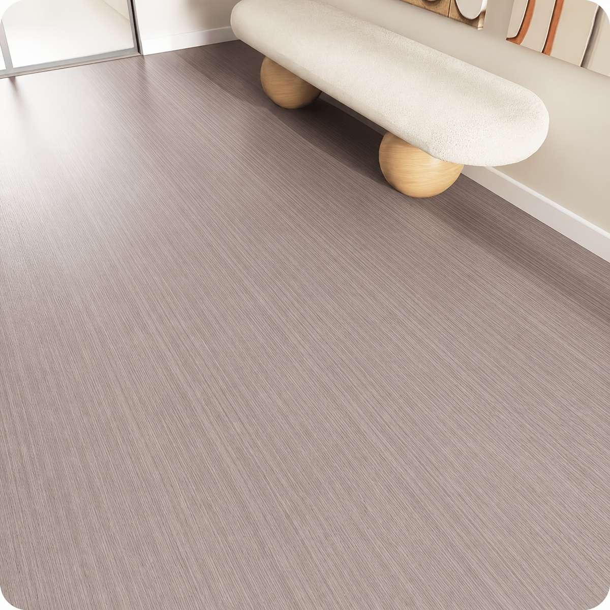 Self Adhesive Floor Stickers Dark Walnut 80.01Cm*200.0Cm