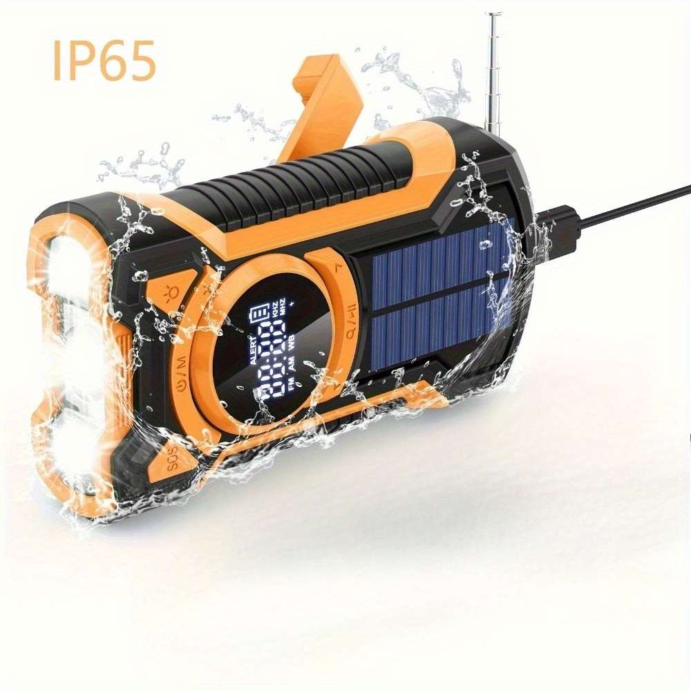 Versatile 1Pc Multifunctional Emergency Handheld Radio With Flashlight Home