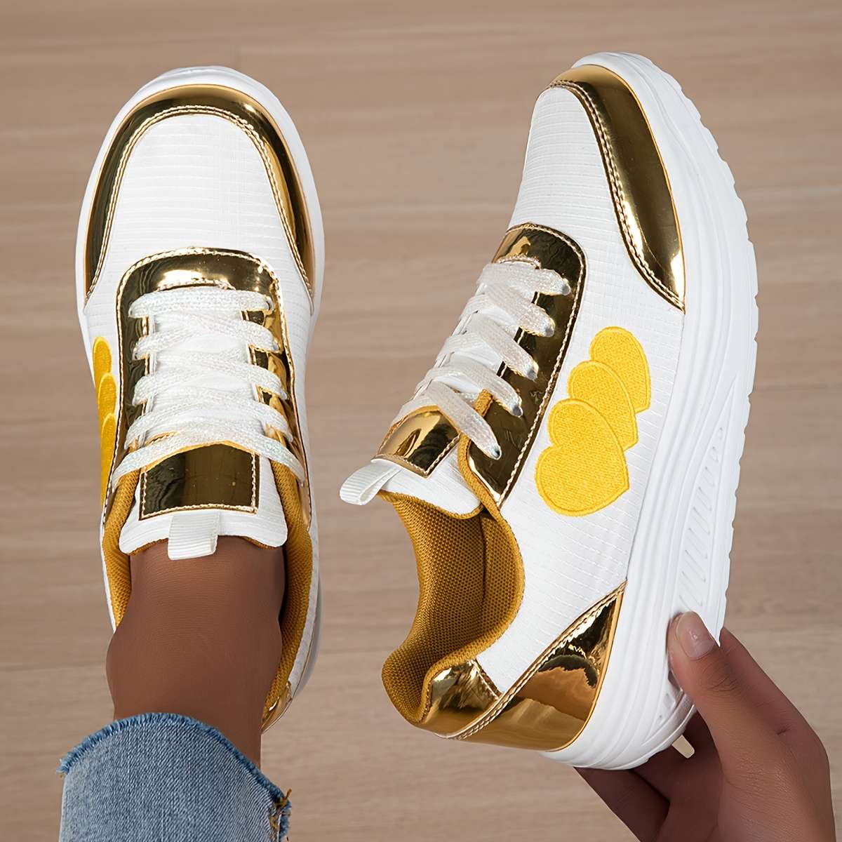 Women S Sneakers Color White Sizeuk 8