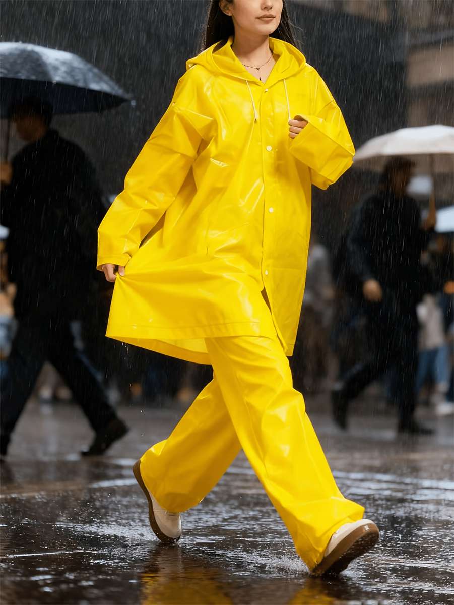 Raincoat Black Size Asian Onesize