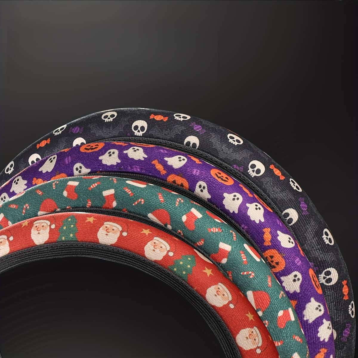 Car Steering Wheel Cover Green