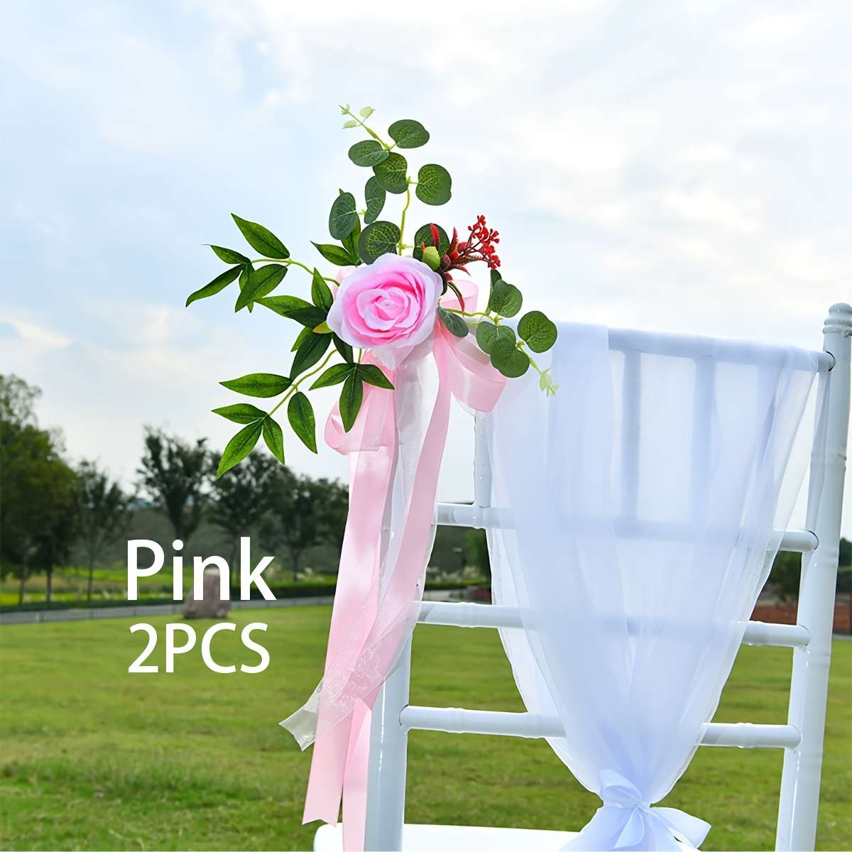 Wedding Supplies Color White Quantity 2Pcs