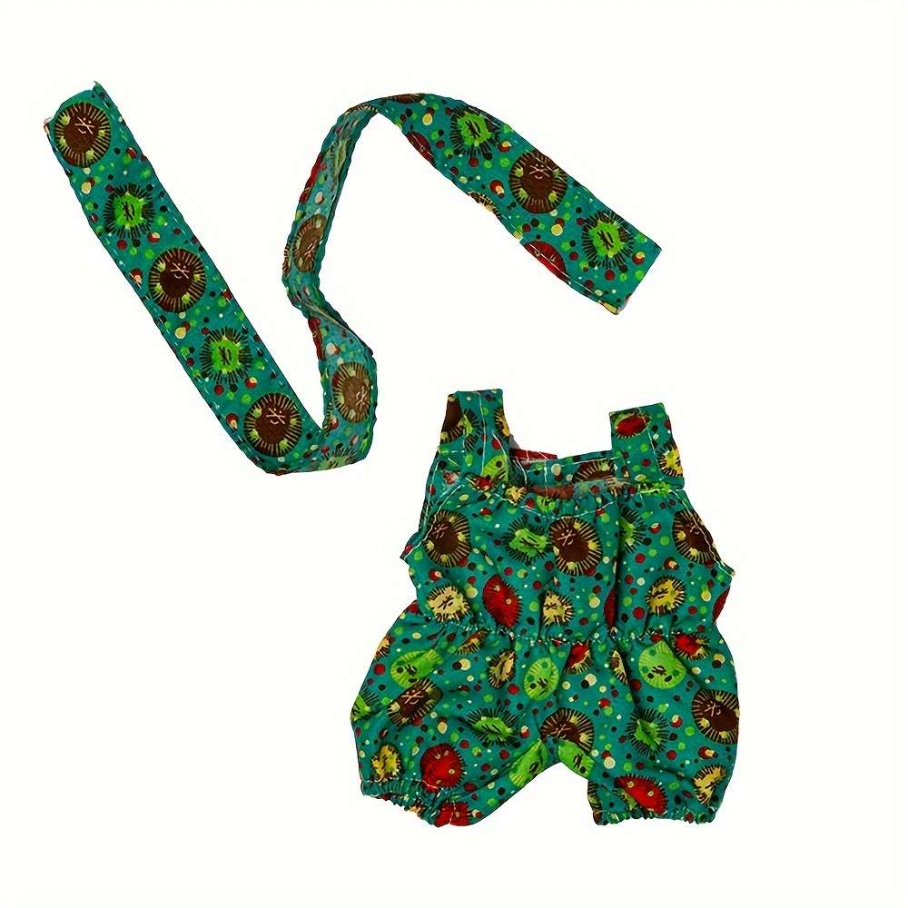 Toy Dolls Style Q8 004 blue and green overalls