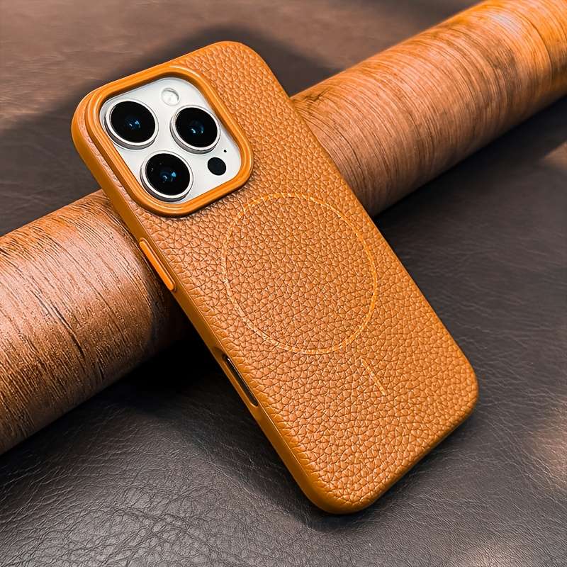 1Pc Light Grey For iPhone 12 Magnetic Wireless Charging Phone Case