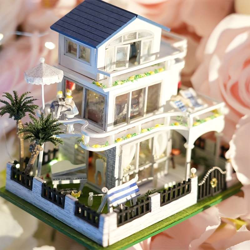 Building Toy Architectural Model Toy Set Model Mini Villa