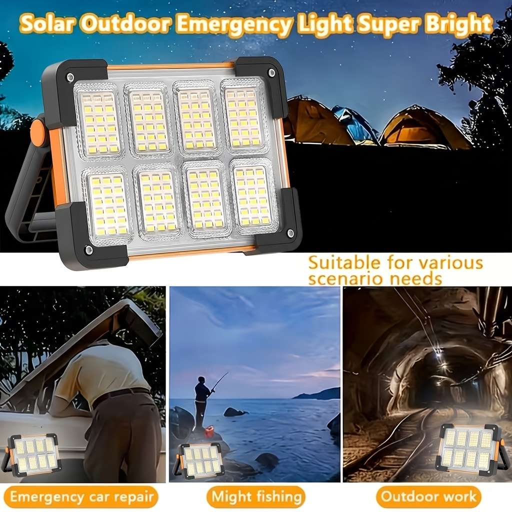Solar Emergency Lights Color Orange