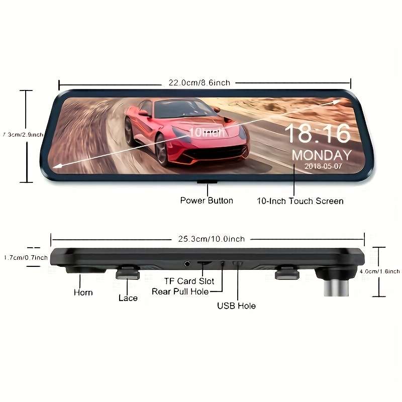 Dashcam Model Double Camera 32G Card
